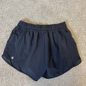 Lululemon speed shorts.